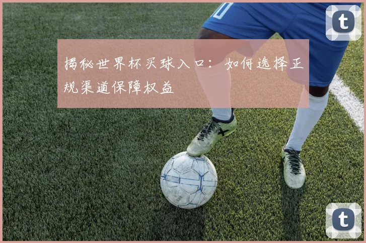 揭秘世界杯买球入口：如何选择正规渠道保障权益
