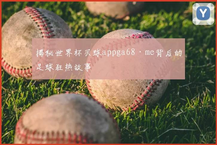 揭秘世界杯买球appga68·me背后的足球狂热故事